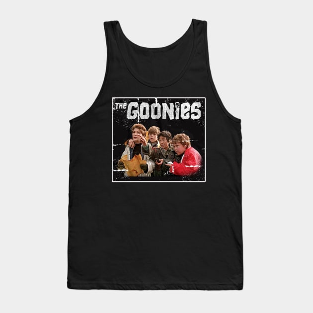 Vintage The goonies adventure 80s Tank Top by Don'tawayArt